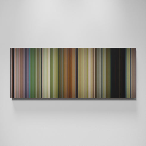 Jumanji: Welcome to the Jungle movie canvas wall art - color palette print