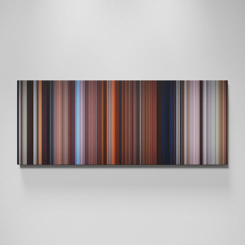 Far and Away movie canvas wall art - color palette print