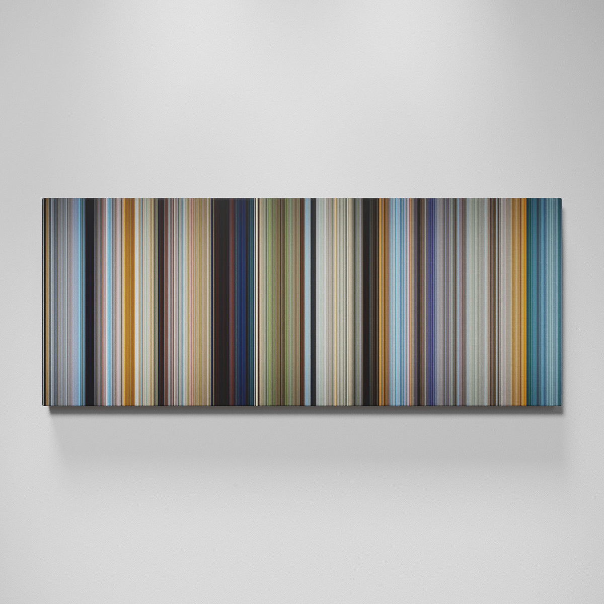 Point Break movie canvas wall art - color palette print