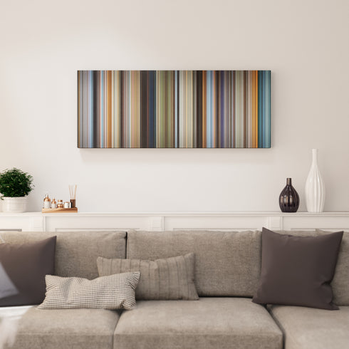 Point Break canvas print in living room - film wall decor