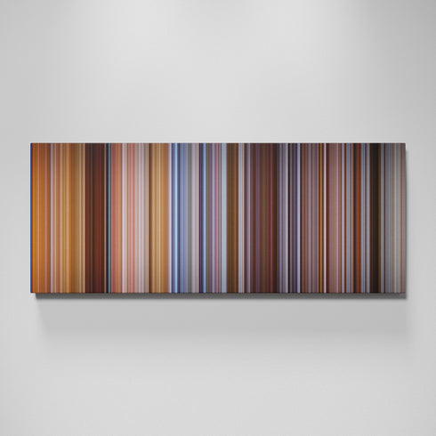 Cool Runnings movie canvas wall art - color palette print