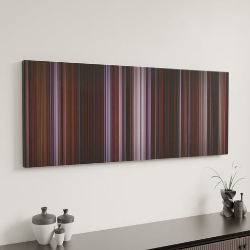 Just Friends canvas art in modern interior - movie color palette