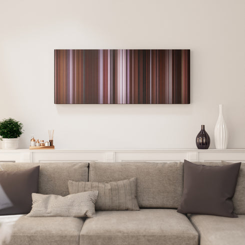 Just Friends canvas print in living room - film wall decor