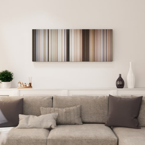 Living room interior with Mad Max 2: The Road Warrior Frome on the wall