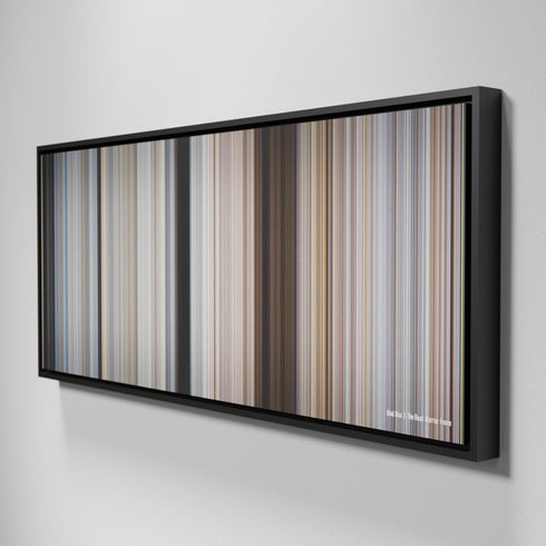 Side view of Framed Buff's of Mad Max 2: The Road Warrior Frome on the wall