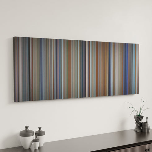 Local Hero canvas art in modern interior - movie color palette