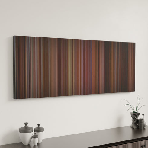 Crossing Delancey canvas art in modern interior - movie color palette
