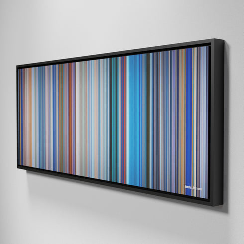 Side view of Framed Buff's of Monsters, Inc. Frome on the wall