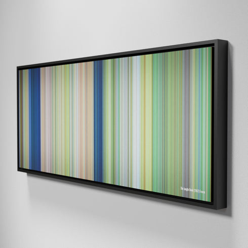 Side view of Framed Buff's of The Jungle Book Frome on the wall