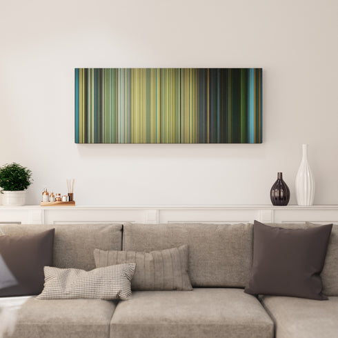 Living room interior with Black Hawk Down Frome on the wall