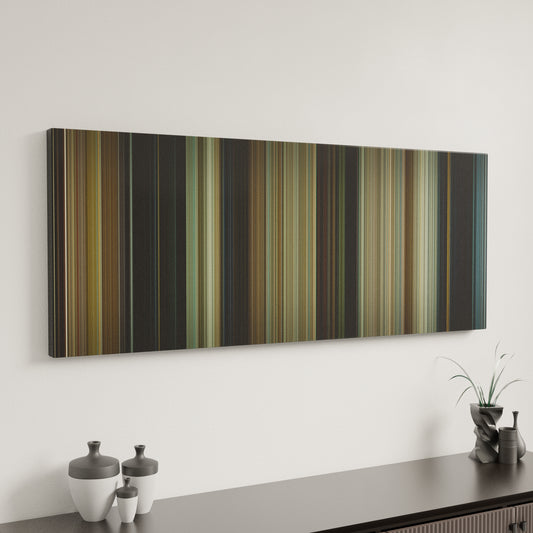 Minimal interior design with Paul Frome on the wall