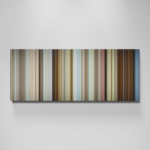 Sing Street movie canvas wall art - color palette print