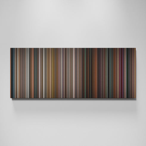 Black Swan movie canvas wall art - color palette print