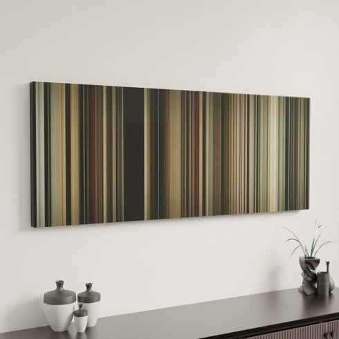 The Master canvas art in modern interior - movie color palette