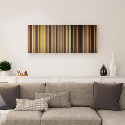 The Painted Veil canvas print in living room - film wall decor