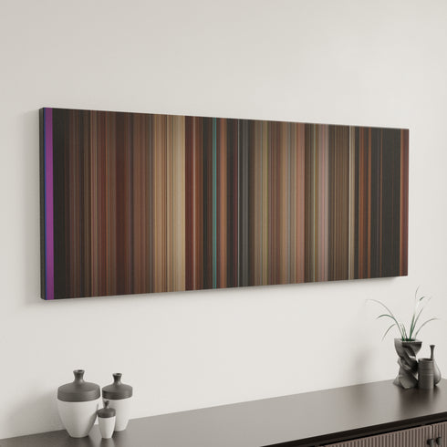 Annie canvas art in modern interior - movie color palette