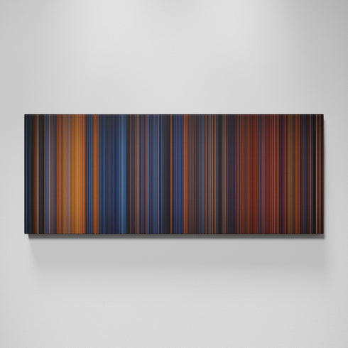 The Polar Express movie canvas wall art - color palette print
