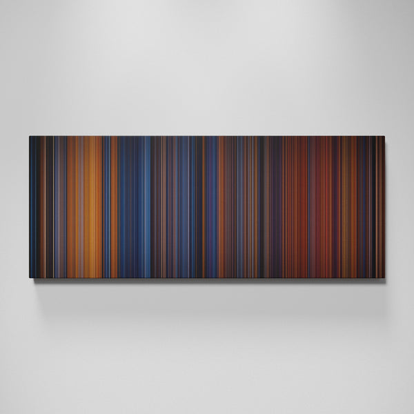 The Polar Express movie canvas wall art - color palette print