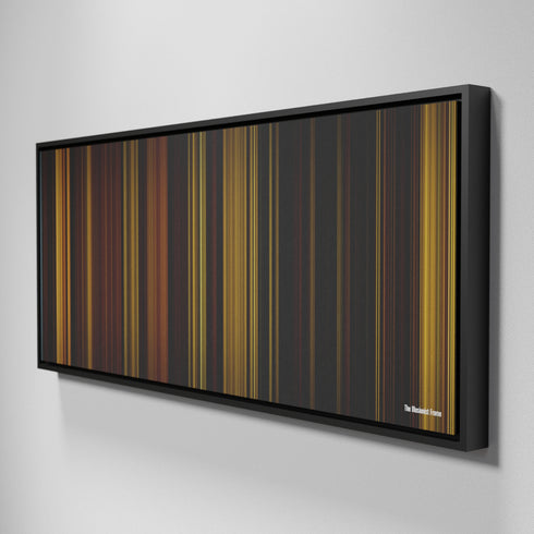 Side view of Framed Buff's of The Illusionist Frome on the wall