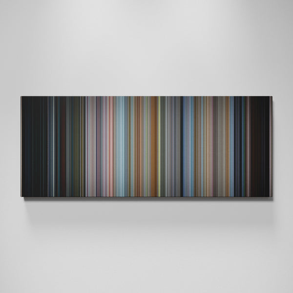 Men in Black movie canvas wall art - color palette print