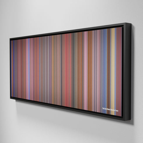 Side view of Framed Buff's of The Great Mouse Detective Frome on the wall