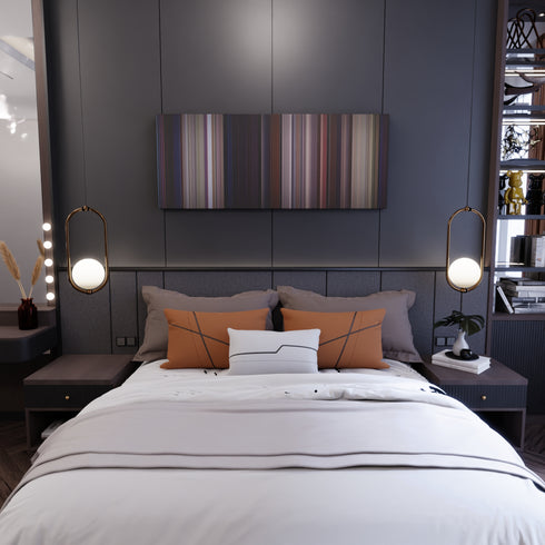 A Night at the Roxbury movie canvas in bedroom - wall art display