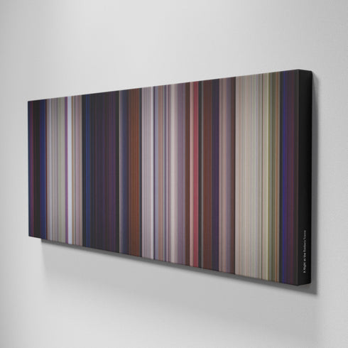 Side view of Buff's of A Night at the Roxbury Frome on the wall