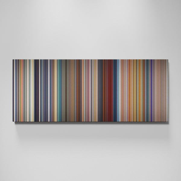 Megamind movie canvas wall art - color palette print