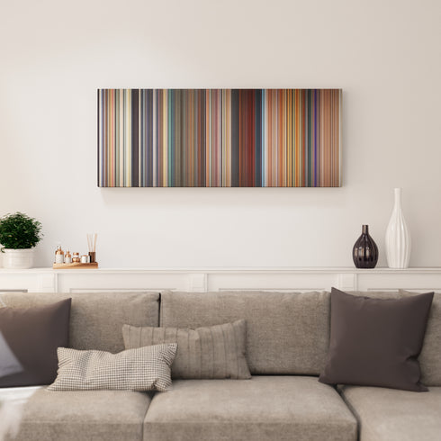 Megamind canvas print in living room - film wall decor