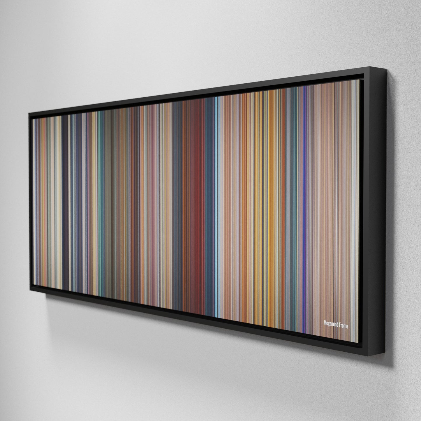 Side view of Framed Buff's of Megamind Frome on the wall