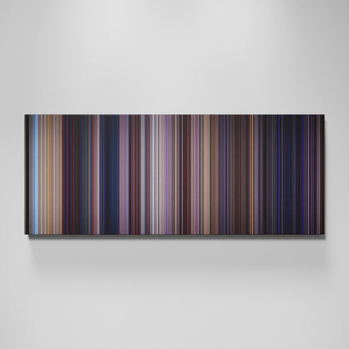 Mighty Morphin Power Rangers: The Movie movie canvas wall art - color palette print
