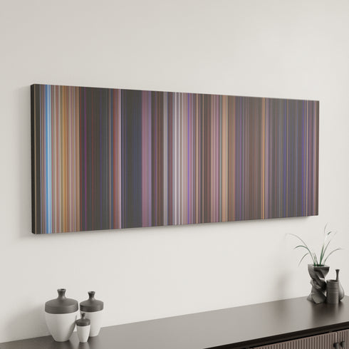 Mighty Morphin Power Rangers: The Movie canvas art in modern interior - movie color palette