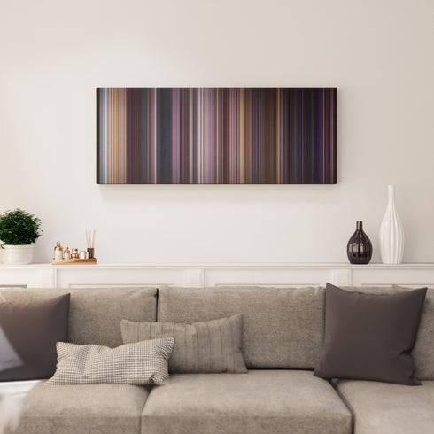 Mighty Morphin Power Rangers: The Movie canvas print in living room - film wall decor