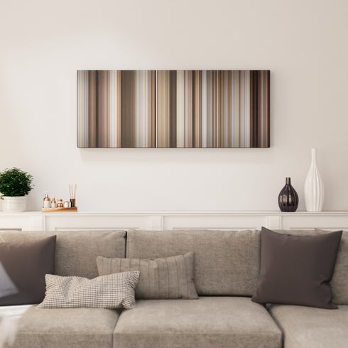 Living room interior with Hatari! Frome on the wall