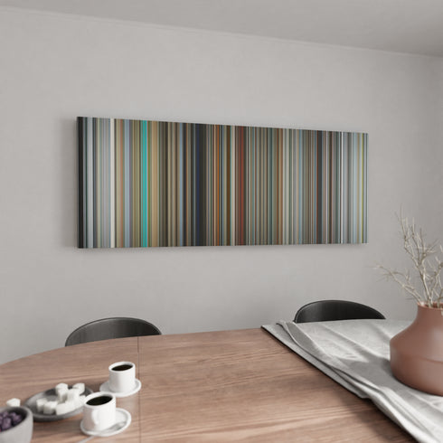 Mr. Nobody canvas wall art in kitchen - movie decor