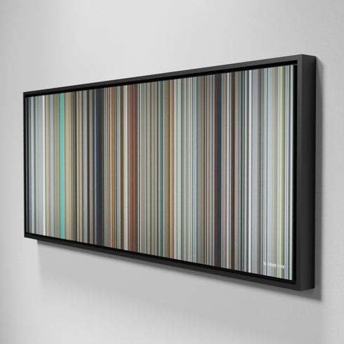 Side view of Framed Buff's of Mr. Nobody Frome on the wall