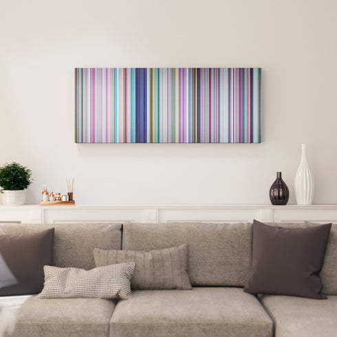 Living room interior with Promare Frome on the wall