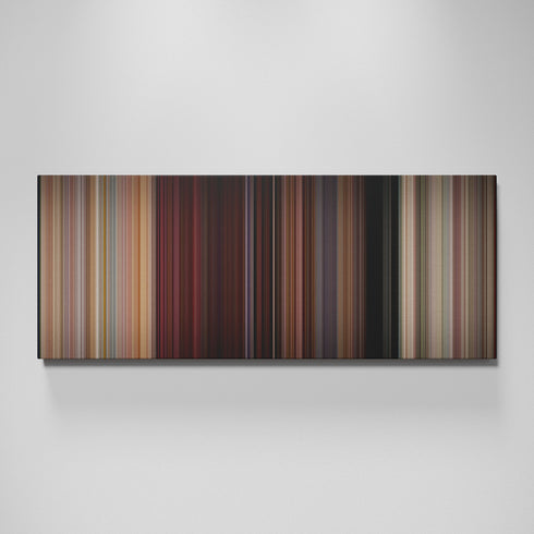 Sixteen Candles movie canvas wall art - color palette print