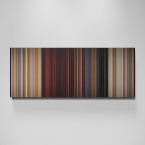 Sixteen Candles movie canvas wall art - color palette print