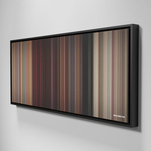 Side view of Framed Buff's of Sixteen Candles Frome on the wall