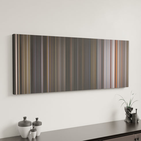 Ant-Man and the Wasp canvas art in modern interior - movie color palette