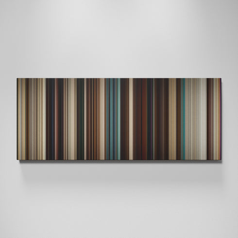 Fast Five movie canvas wall art - color palette print