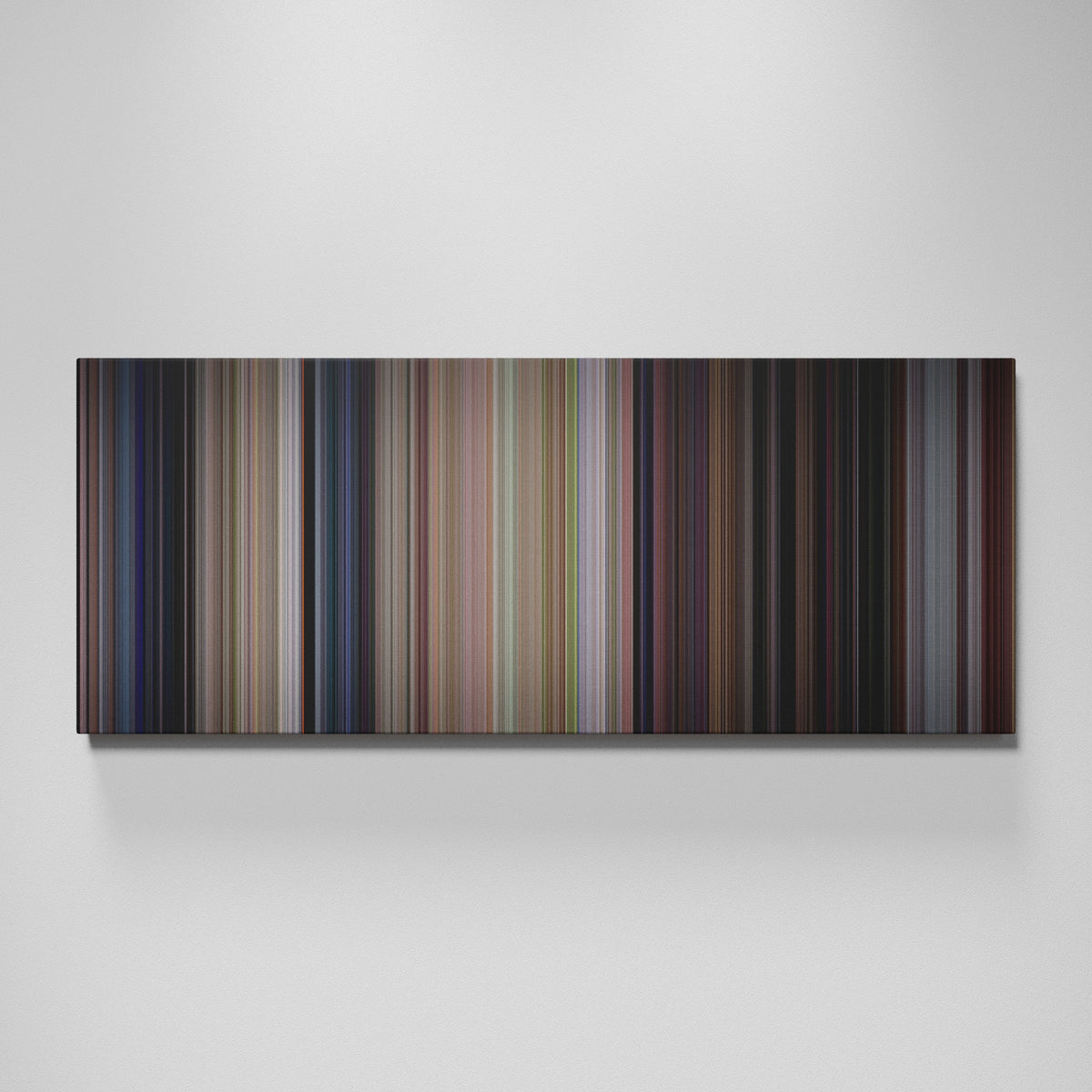 Scream movie canvas wall art - color palette print