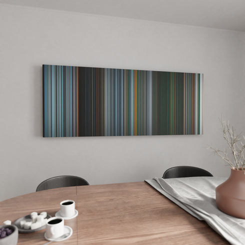 Gravity canvas wall art in kitchen - movie decor
