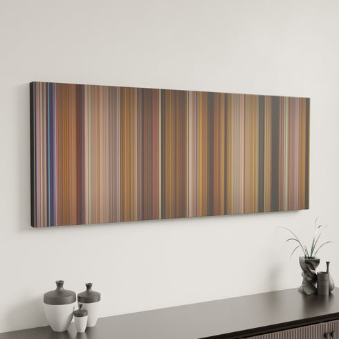 Minimal interior design with Jerry Maguire Frome on the wall