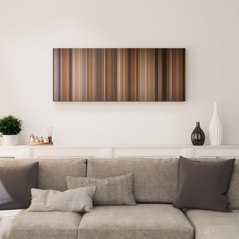 Jerry Maguire canvas print in living room - film wall decor