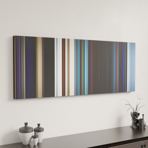 The Neon Demon canvas art in modern interior - movie color palette