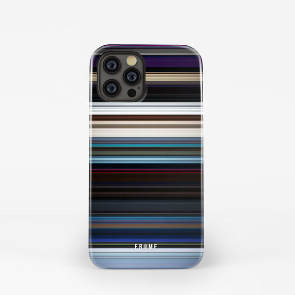 Front view of the neon demon Frome Snap phone case