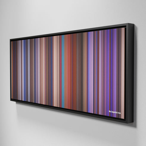 Side view of Framed Buff's of Miss Congeniality Frome on the wall