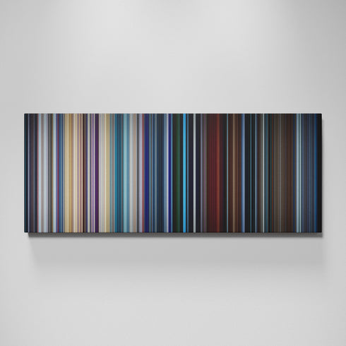 Valerian and the City of a Thousand Planets movie canvas wall art - color palette print